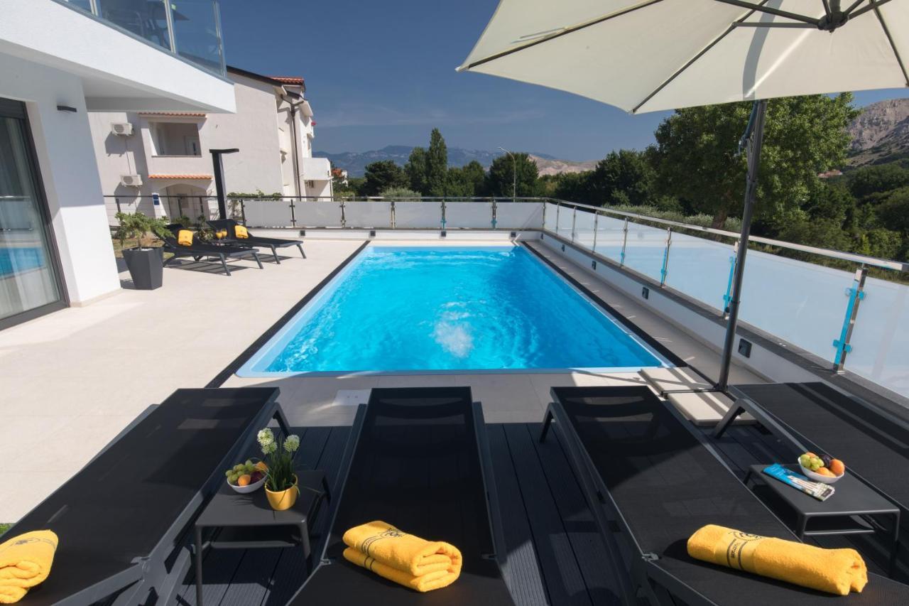 Villa Supernus With Heated Pool Baska  Exterior photo