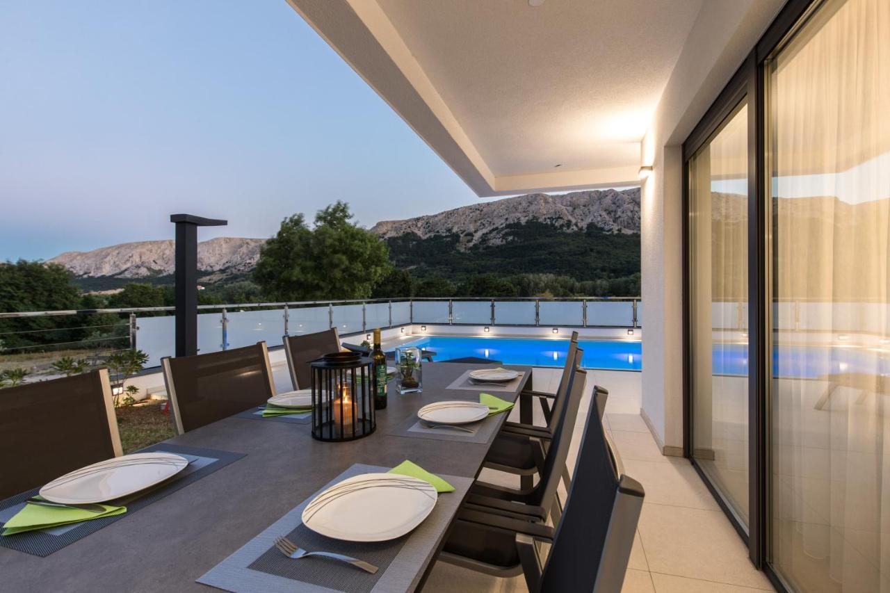 Villa Supernus With Heated Pool Baska  Exterior photo