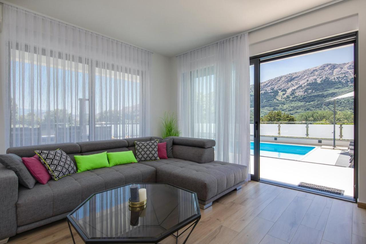 Villa Supernus With Heated Pool Baska  Exterior photo